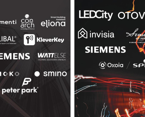 Logos der Aussteller am Fachkongress Smartimmo 2023